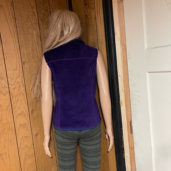 Patagonia Re Tool Fleece Vest Purple-zip Up - Picture 10 of 16